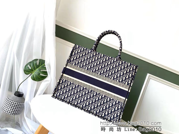 DIOR迪奧 Book Tote 復古風 手提購物包  zdo1333